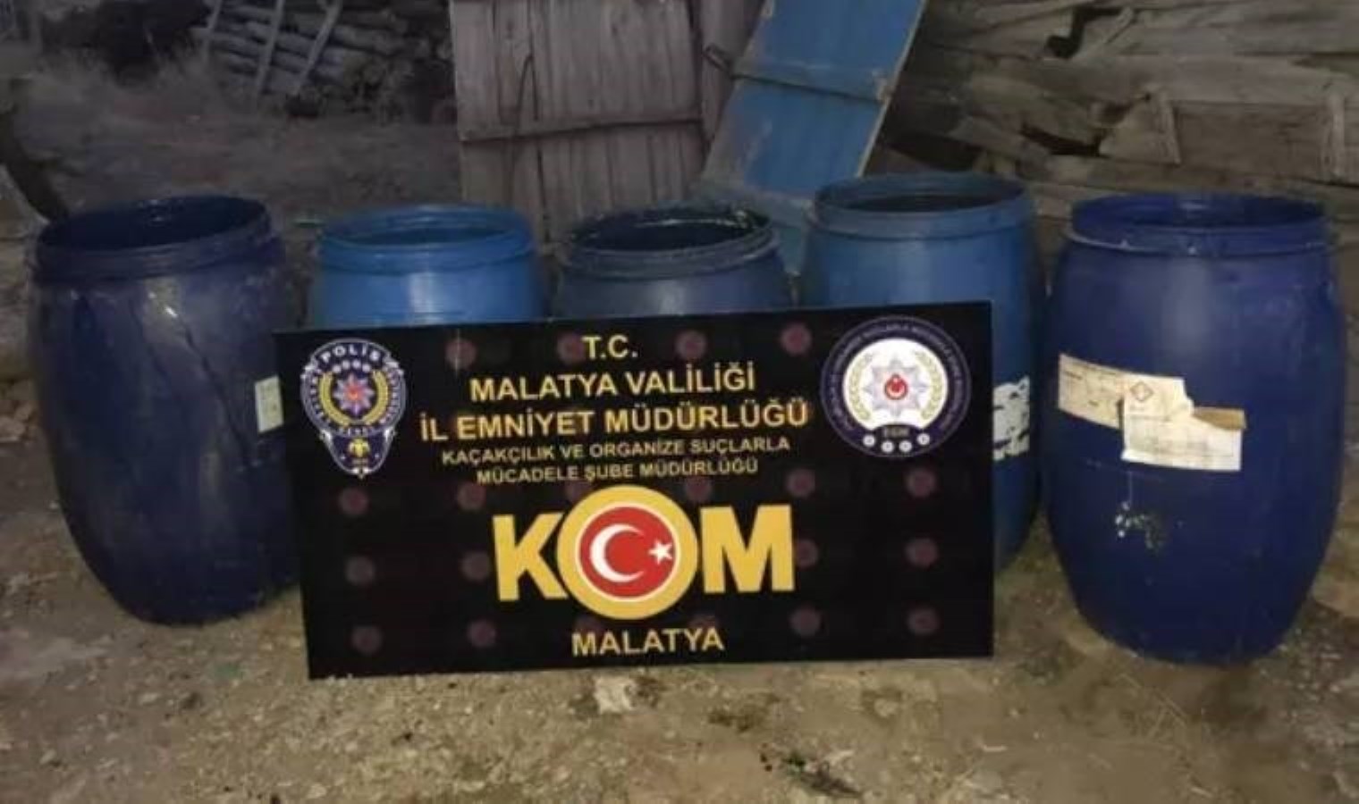 Malatya’da kaçak içki operasyonu: 9 gözaltı